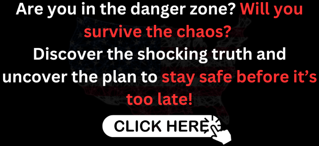 Ad banner with text 'Are you in the danger zone? Will you survive the chaos? Discover the shocking truth and uncover the plan to stay safe before it’s too late!' with a clickable button.