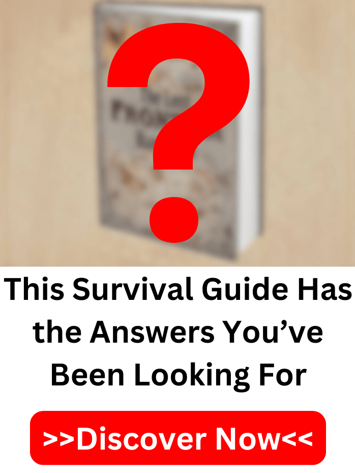 Survival guide banner with call to action to discover essential prepping knowledge