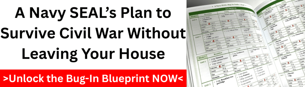 Bug-in guide survival banner with Navy SEAL’s urban defense plan
