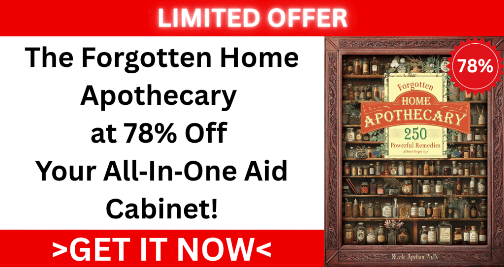 The Forgotten Home Apothecary book 78% off herbal remedy guide