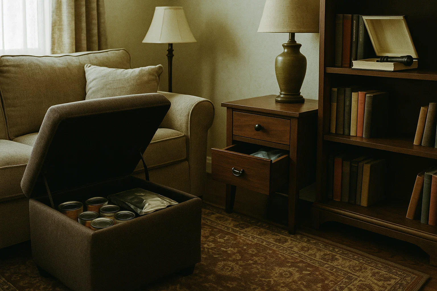 Hidden Spots to Store Emergency Supplies at Home