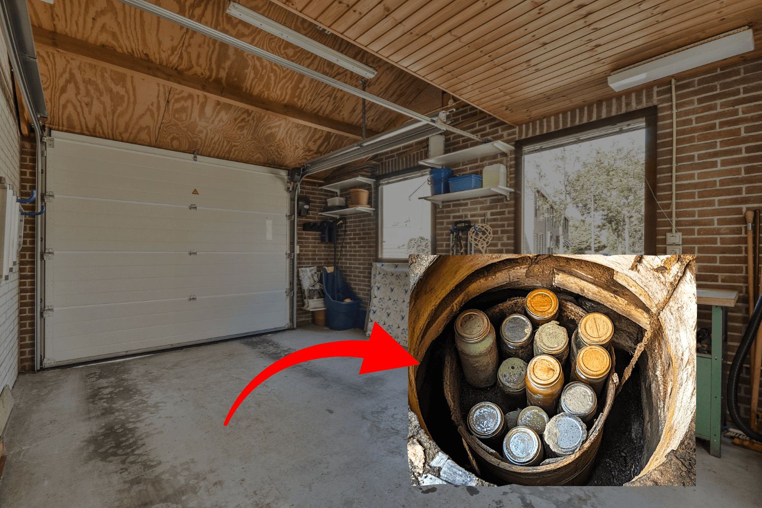 How to Make a Hidden Root Cellar Under a Modern Garage Floor